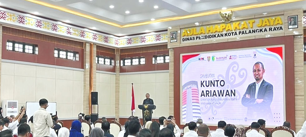 KPK Dampingi Palangka Raya Menuju Kota Antikorupsi, Soroti Sejumlah Aspek yang Perlu Diperbaiki