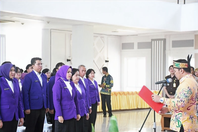 Bupati Pulang Pisau Kukuhkan Pengurus TP Posyandu 2026–2029, Perkuat Layanan Dasar hingga Desa