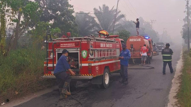 Karhutla Kotim Meningkat, 15 Titik Ditangani dalam Sehari