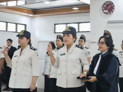 Enam Pejabat Fungsional Dilantik, Kanwil Ditjenpas Kalteng Perkuat SDM Pemasyarakatan