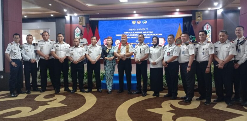 Kabapas Sampit Hadiri Pisah Sambut Kakanwil Ditjenpas Kalteng