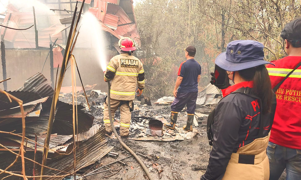 Rumah Kayu dan Bangunan Sarang Walet Terbakar di Palangka Raya, Kerugian Capai Rp200 Juta