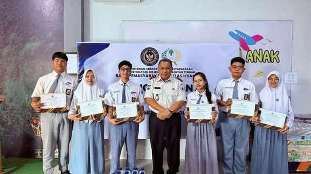 Bapas Sampit Cetak Pelajar Sadar Hukum Lewat Program Duta dan Podcast Edukasi