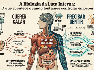 A Biologia da Luta Interna: O que acontece quando tentamos controlar emoções
