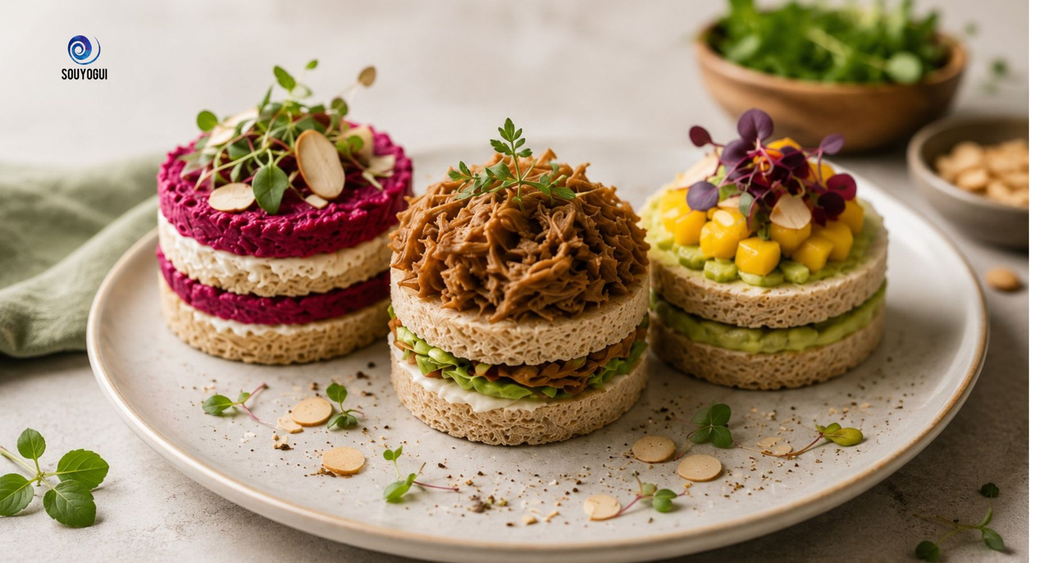 Torre de Sanduíche Gourmet: Receita Souyogui®