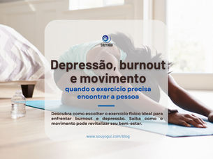 Depressão e exercício físico: quando o movimento precisa encontrar a pessoa