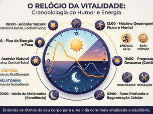 O Relógio da Vitalidade: Como a Cronobiologia dita seu Humor e Energia Souyogui