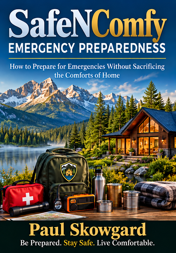 Front cover of SafeNComfy Emergency Preparedness by Paul Skowgard