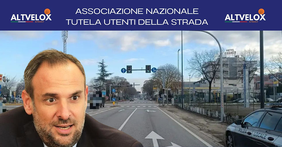 Semafori di Treviso: Verbali senza base legale e conti che corrono. Denuncia numero 9.