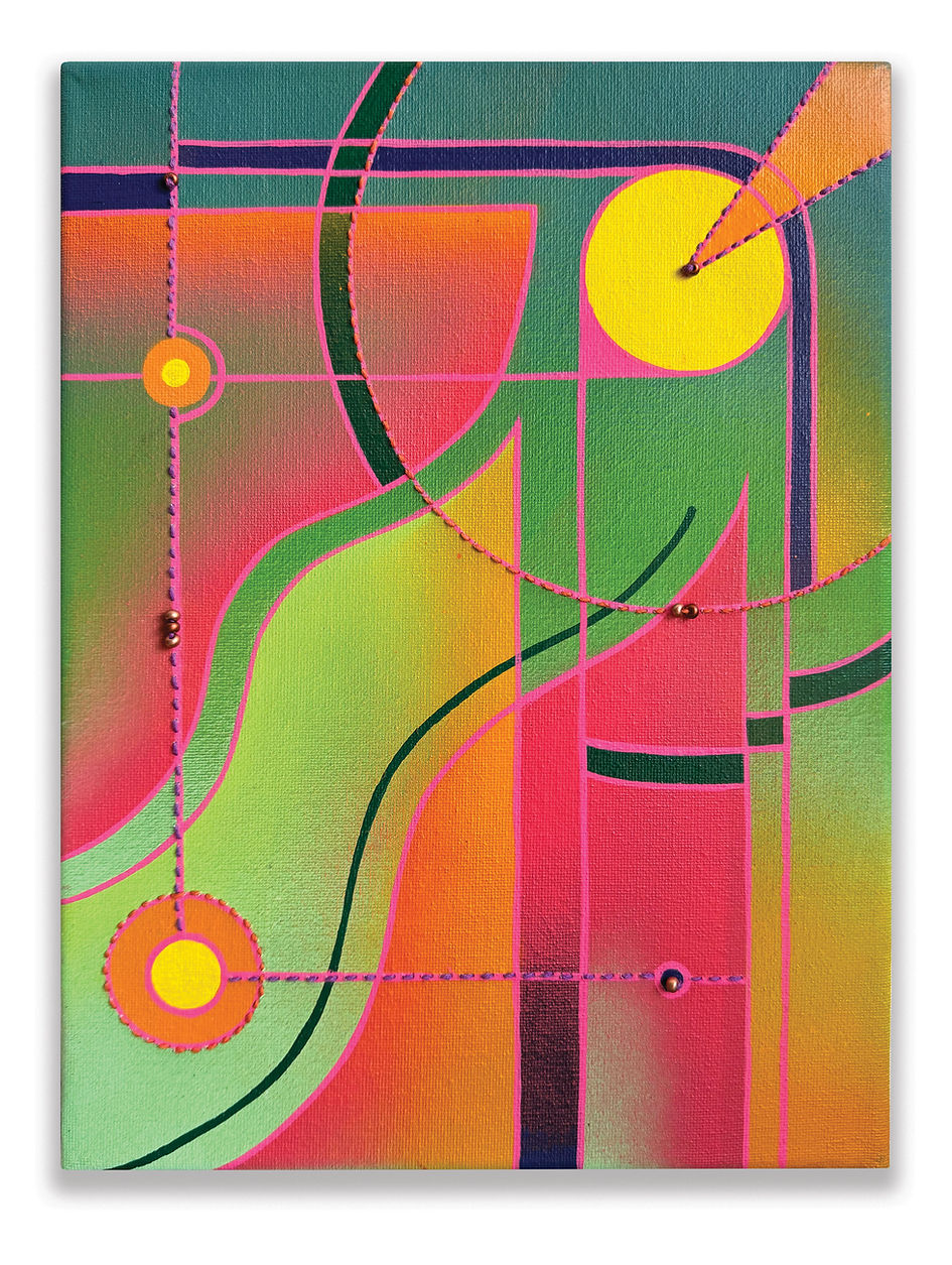 Flow painting by Amethyst Monet