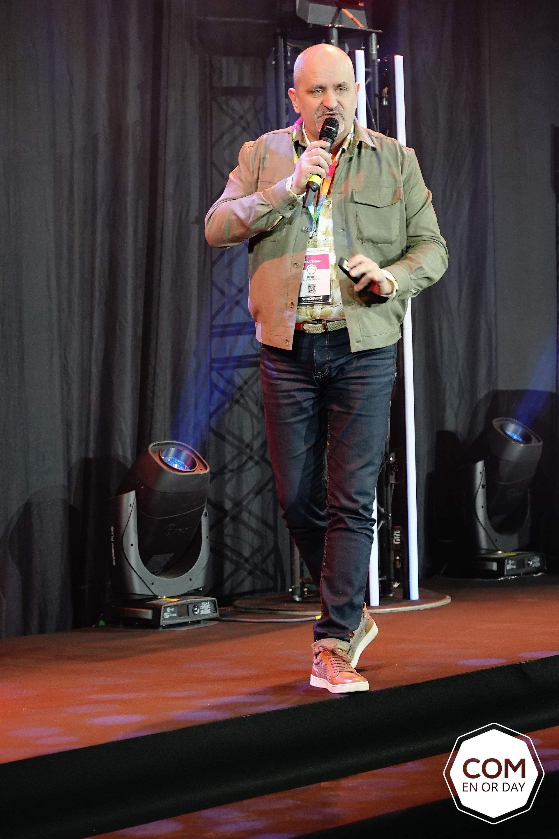 Laurent TRIPIED lors de la Keynote Com' en Or DAY 2024
