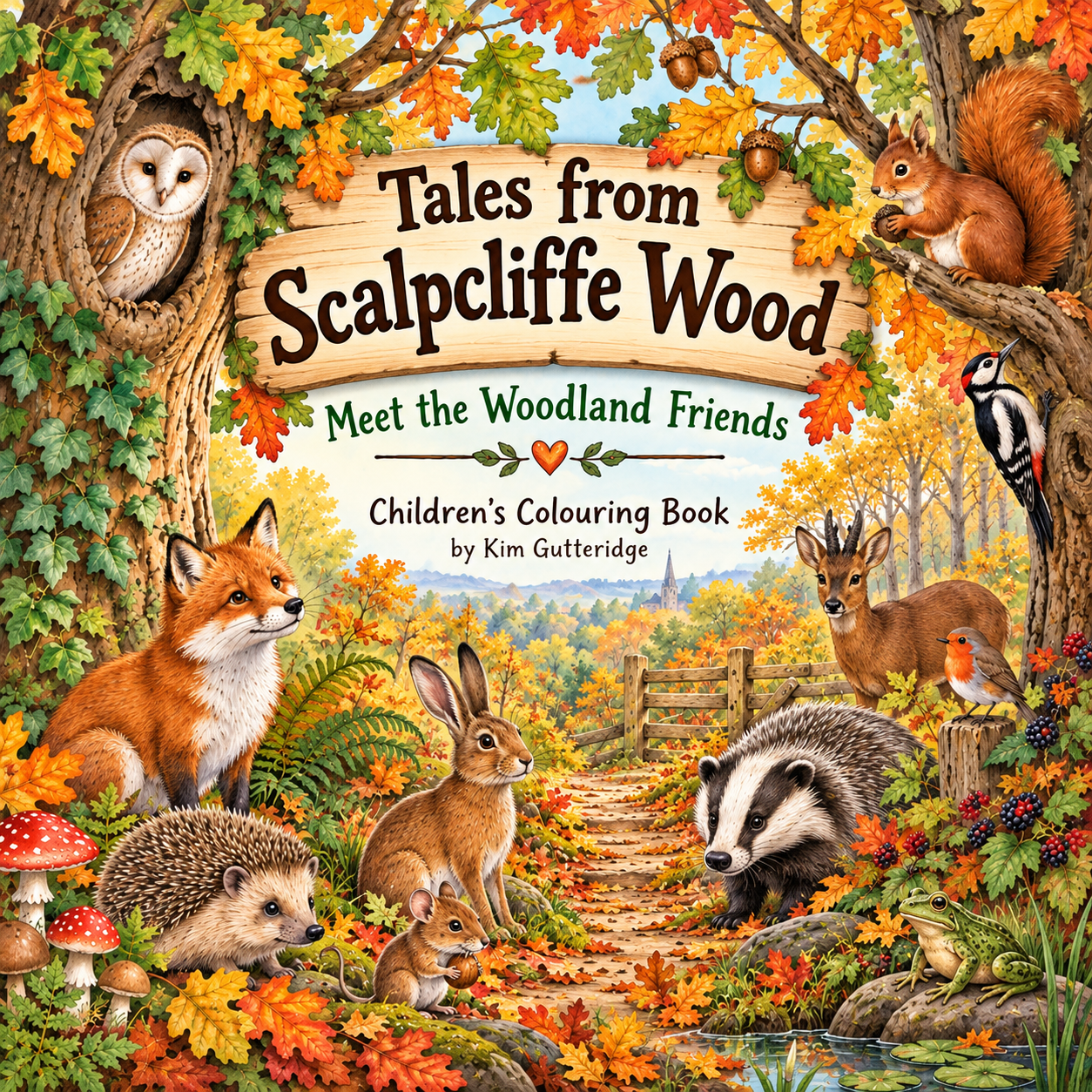 Free Colouring Pages from Scalpcliffe Wood