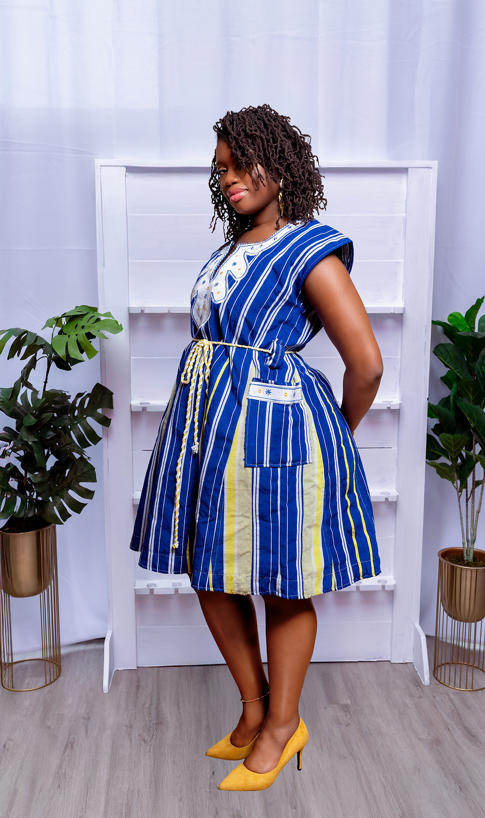 Thumbnail: Womens Fugu large Smock, Batakari