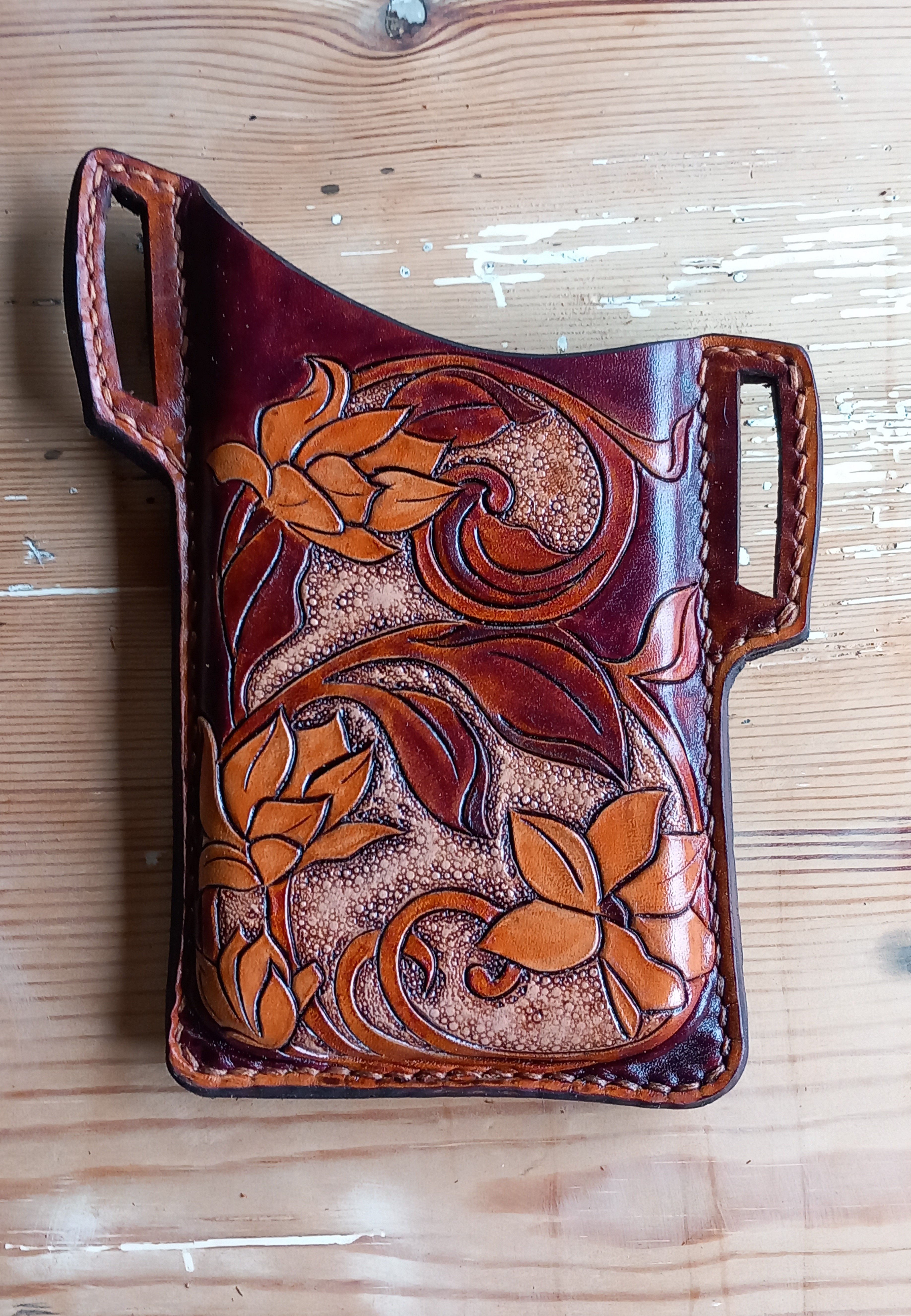 Etui téléphone fleurs