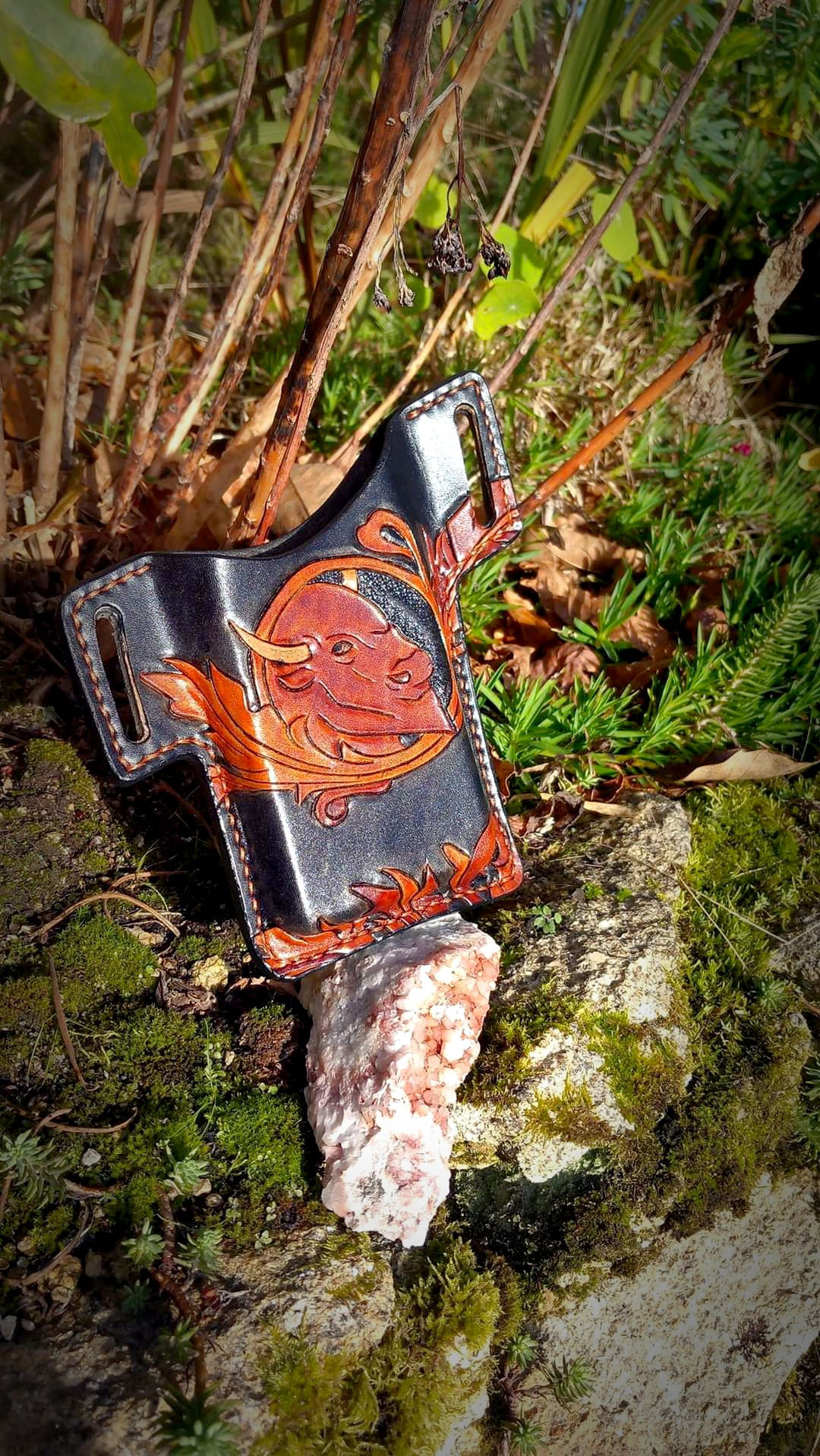 Etui téléphone bison