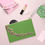 Thumbnail: Green Cherry Blossom Clutch Bag — Pink Floral Wristlet Purse