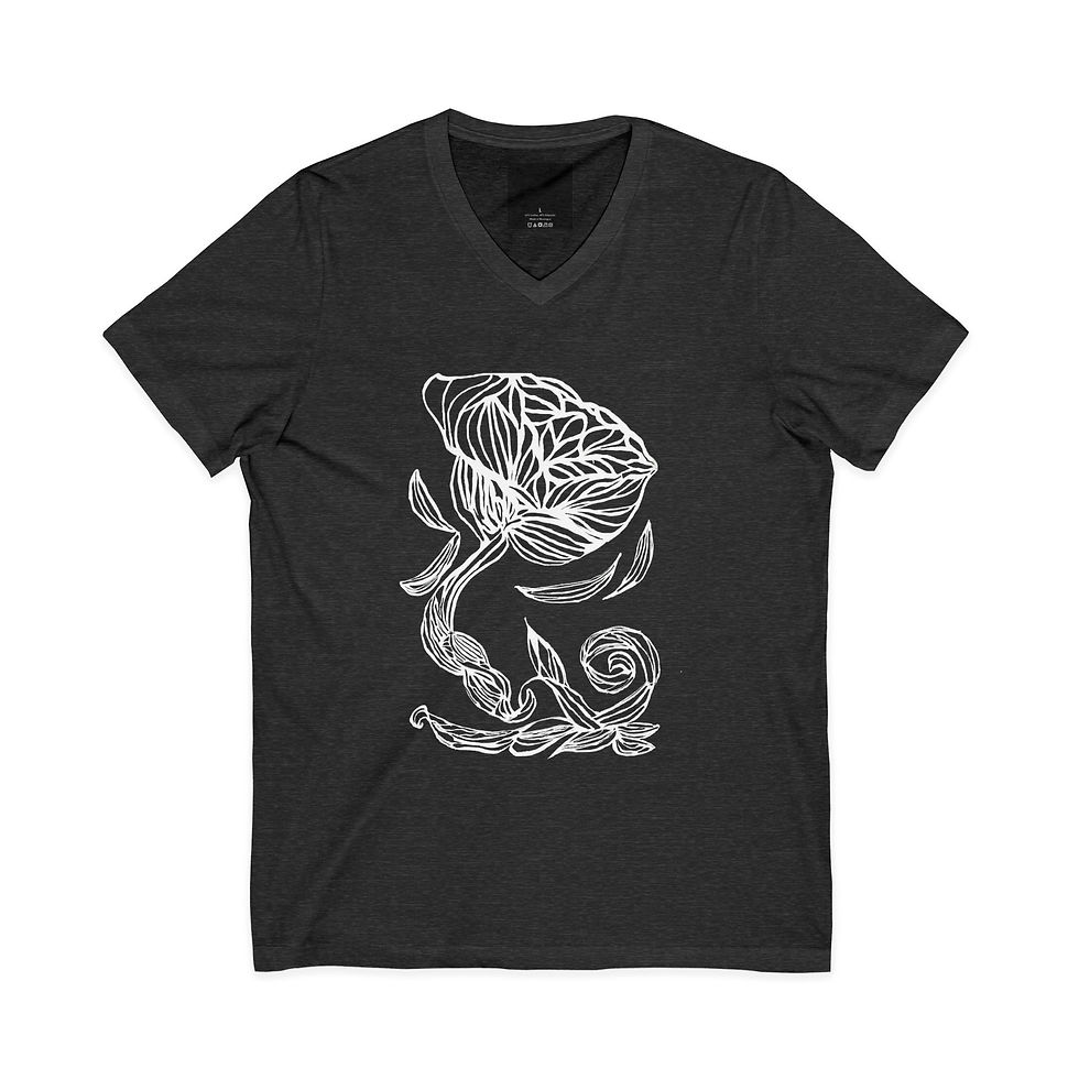 Thumbnail: Unisex Jersey Short Sleeve V-Neck Tee