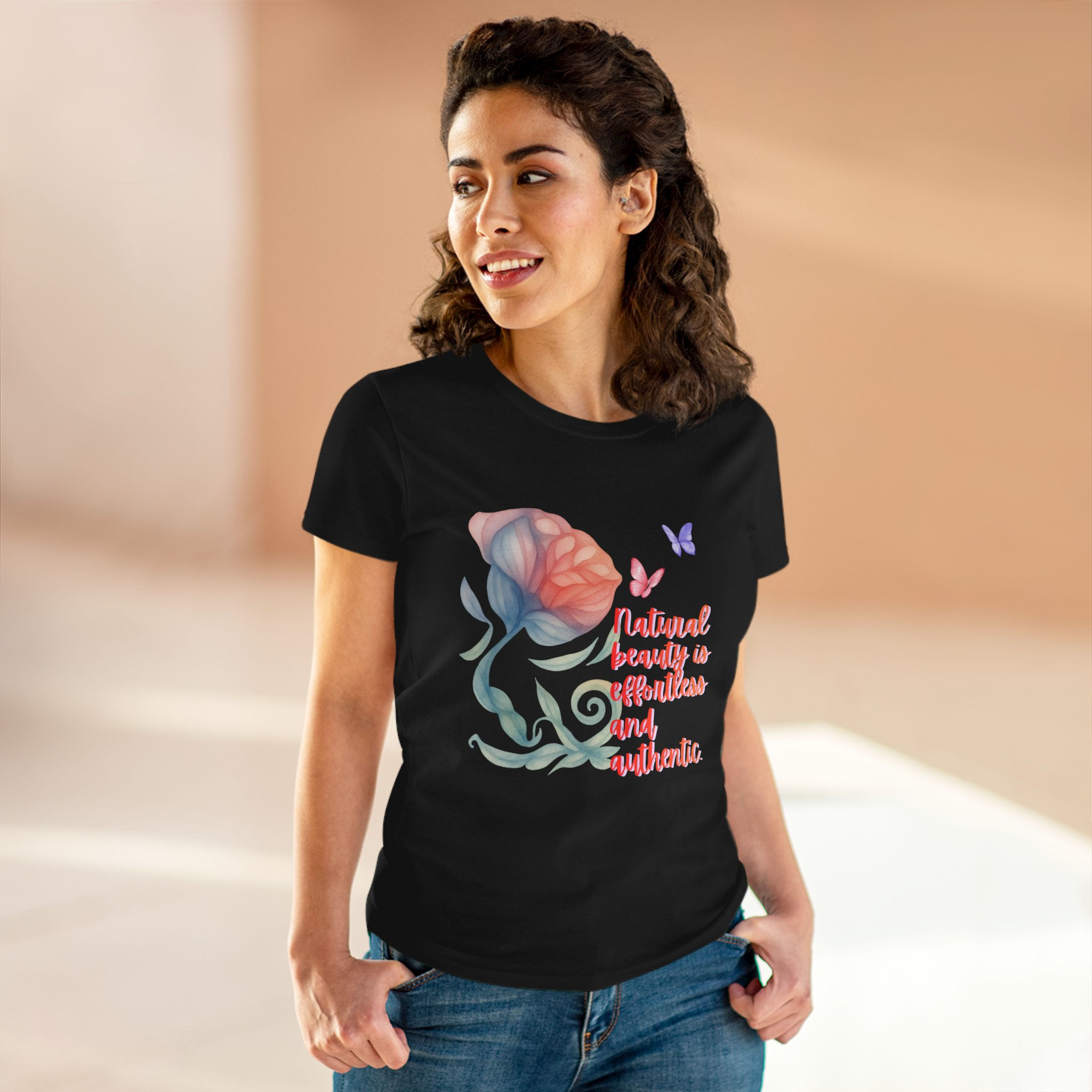 Natural and Effortless Women's Midweight Cotton Tee