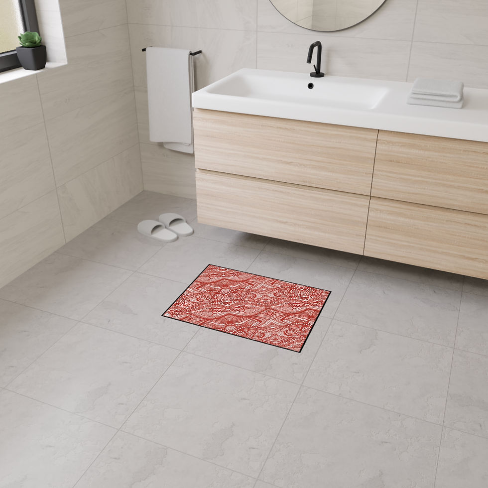 Miniatura: Stylish Heavy Duty Floor Mat - Durable Non-Slip Area Rug for Home Decor