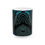 Thumbnail: Blue Tribal Geometric Ceramic Mug — Intricate Patterned Coffee Cup (11oz & 15oz)