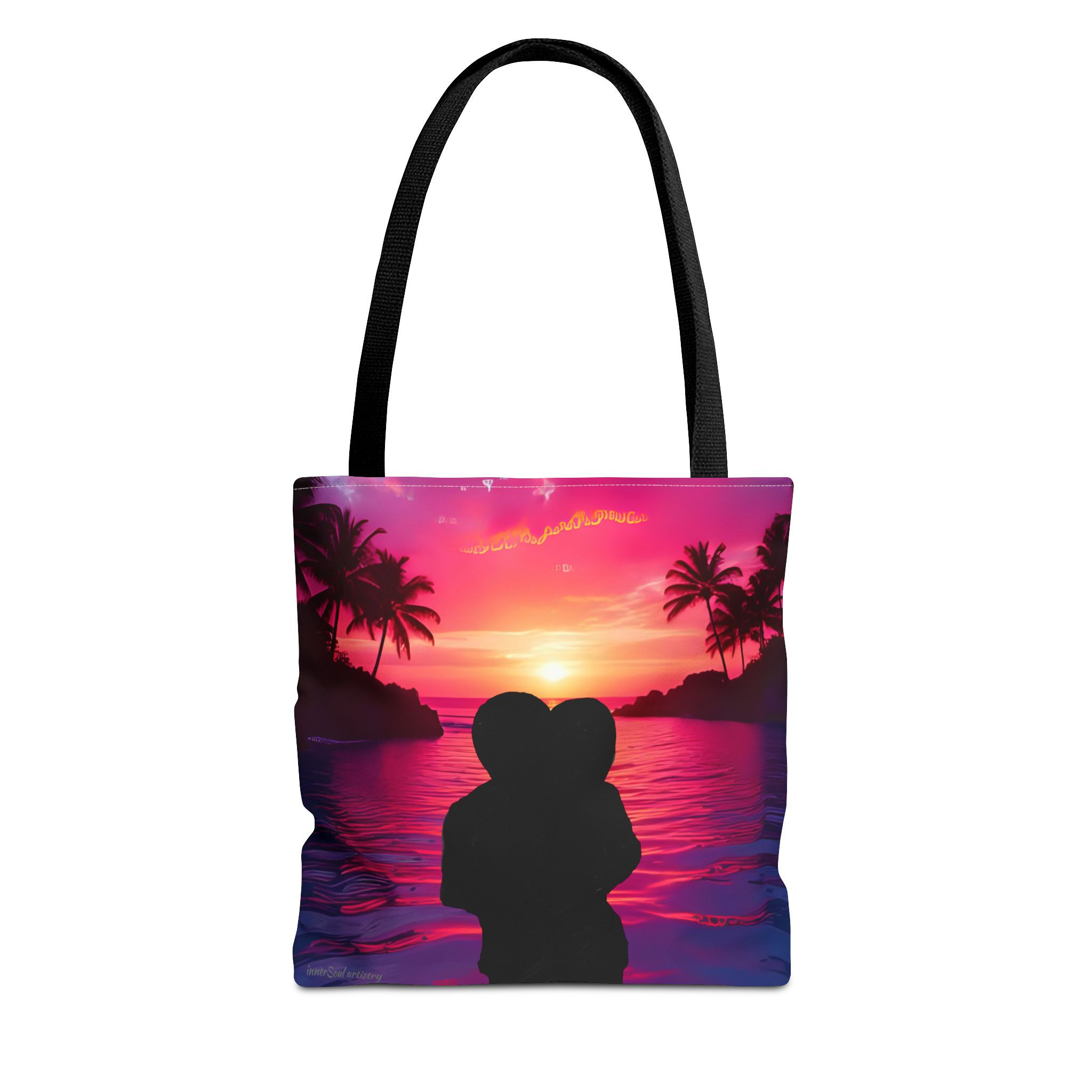 Romance at Sunset Tote Bag (AOP)