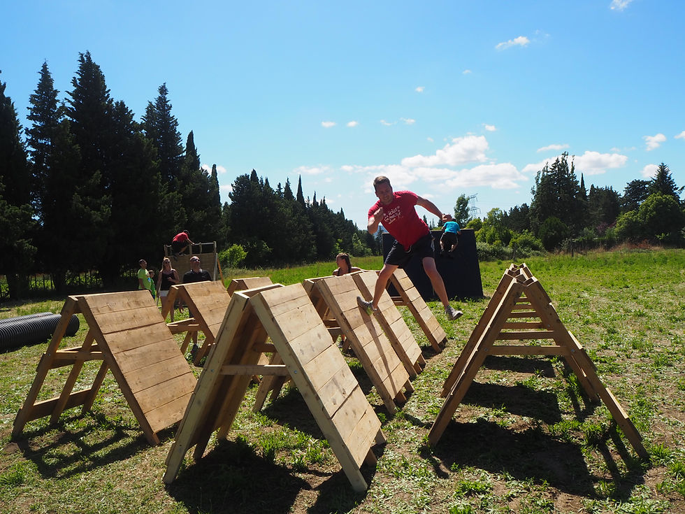 Sauter décalé (4 blocs)