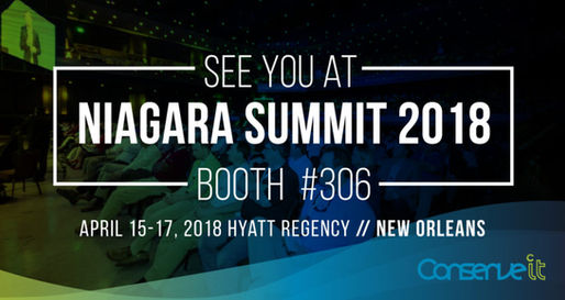 Conserve It to present at various Niagara Summit 2018 sessions 