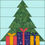 Thumbnail: X'mas tree, FPP PDF pattern, 3 sizes, mini quilt block