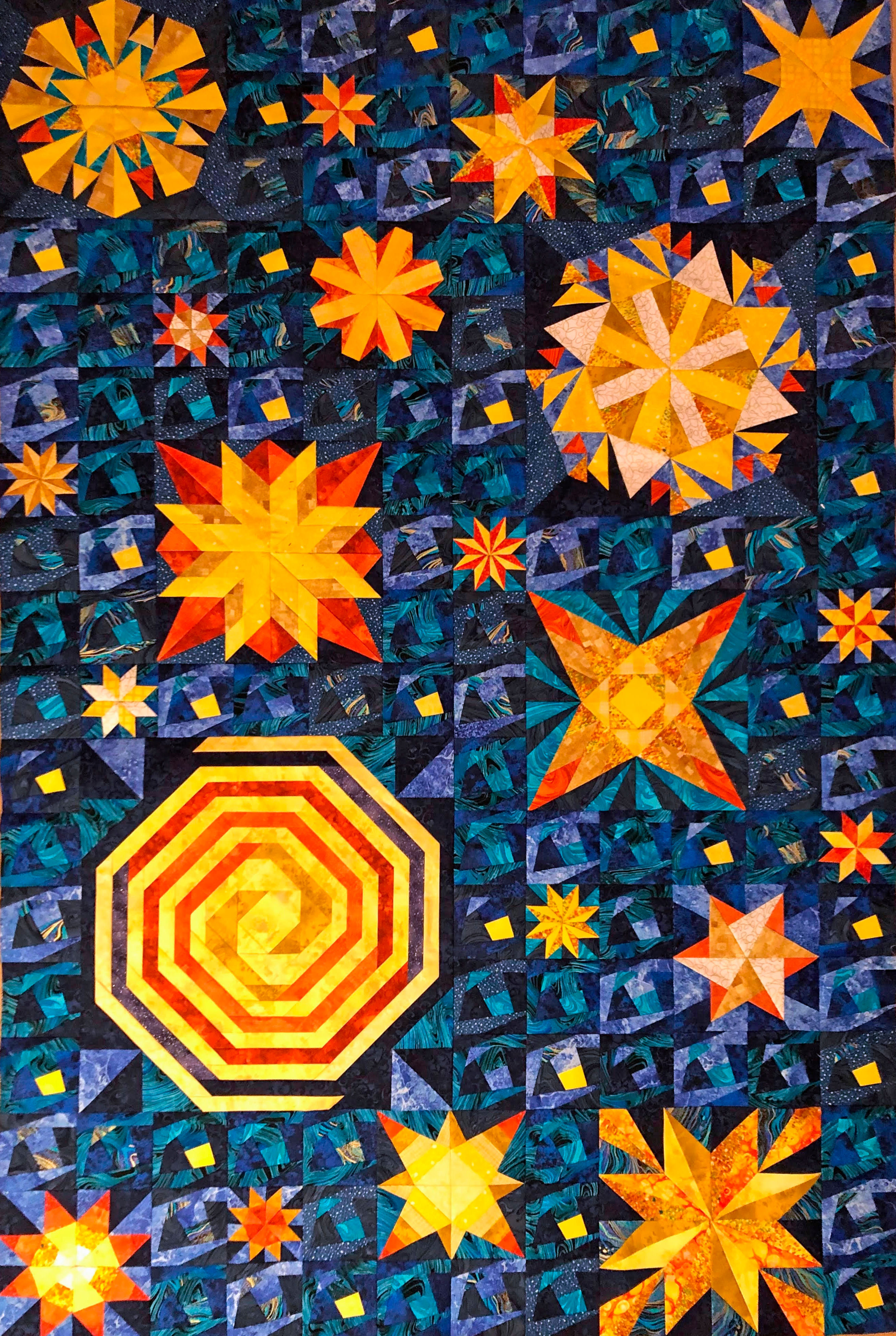 Starry night - pdf Quilt pattern