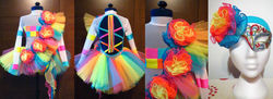 colorful freestyle slow costume
