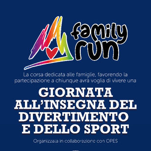 LA FAMILY RUN E ATLETICA ASSIEME: SABATO 11 APRILE CORRI CON NOI E PER NOI!