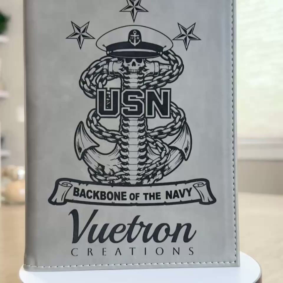 Thumbnail: BackBone of the Navy Leatherette Journal