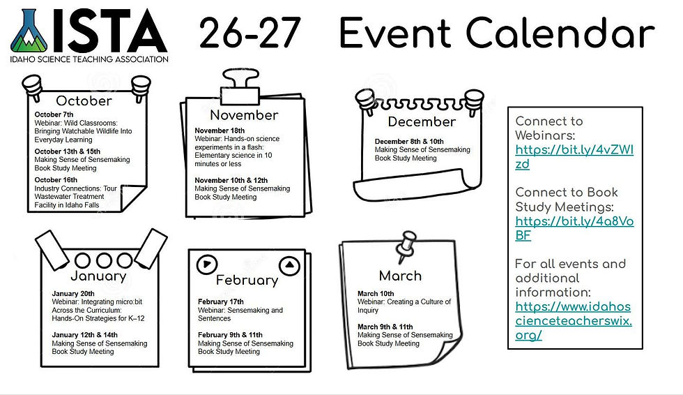 2026-2027 Event Calendar