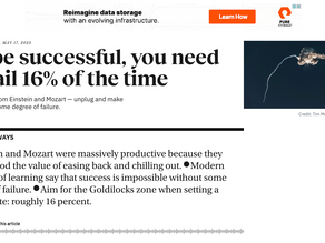 We will fail 16% of the time.