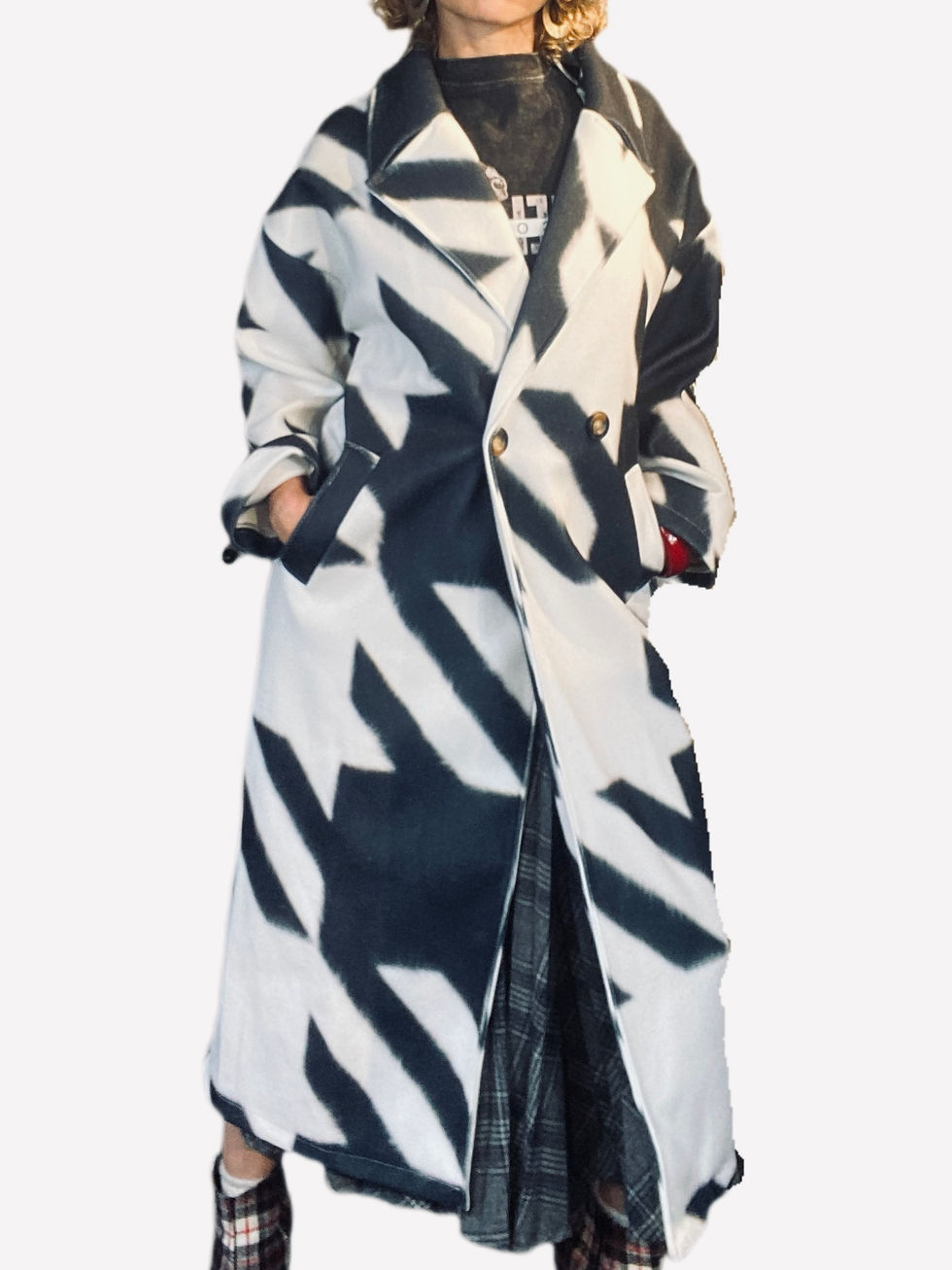 Thumbnail: MANTEAU GRAPHIQUE NEW COLLECTION 