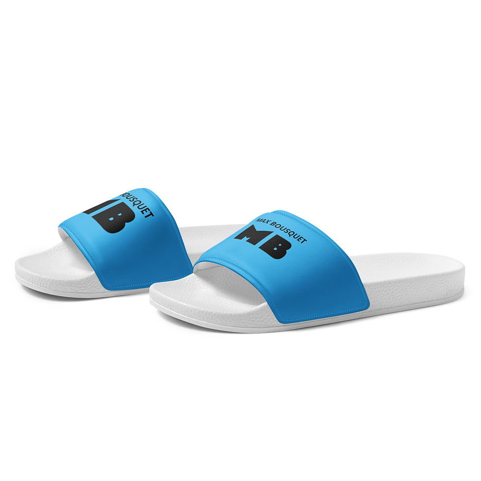 Thumbnail: BLUE /WHITE MB Women's slides