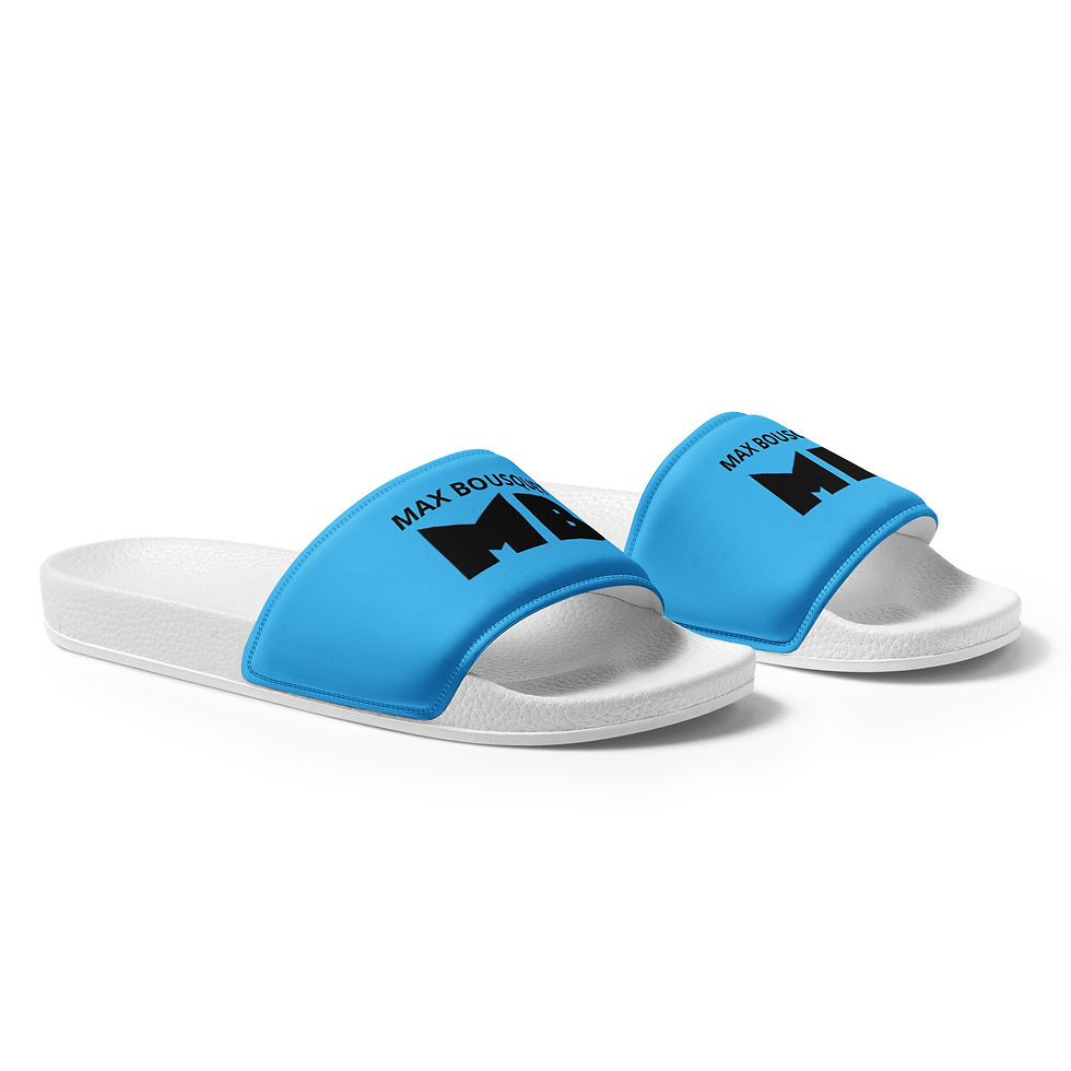 Thumbnail: BLUE /WHITE MB Women's slides
