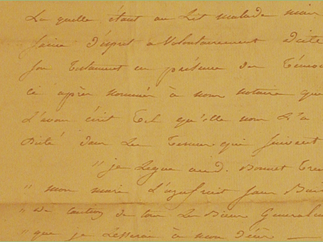 T comme Testament (et partages)