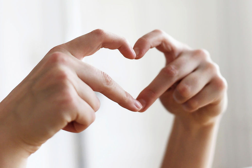 le coeur sur la main et du temps pour les autres