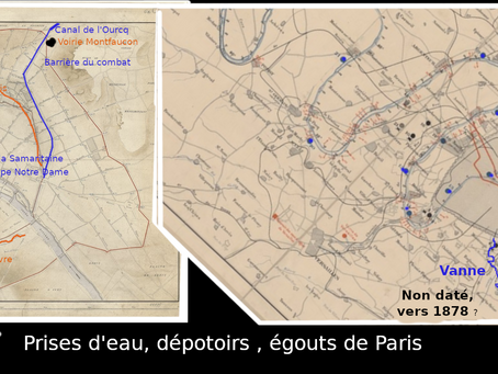 Promenade dans Paris (ses dépotoirs, égouts et prises d'eau)