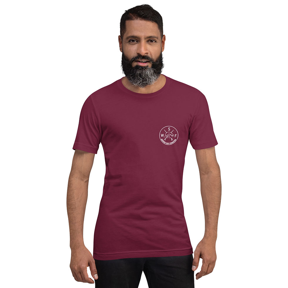 Thumbnail: WSF Share the Stoke Road Sign Sign Tee - BW