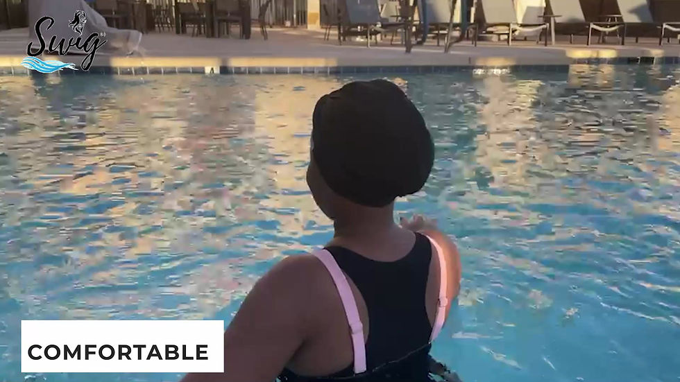 Thumbnail: Swig® Swim Turban Black