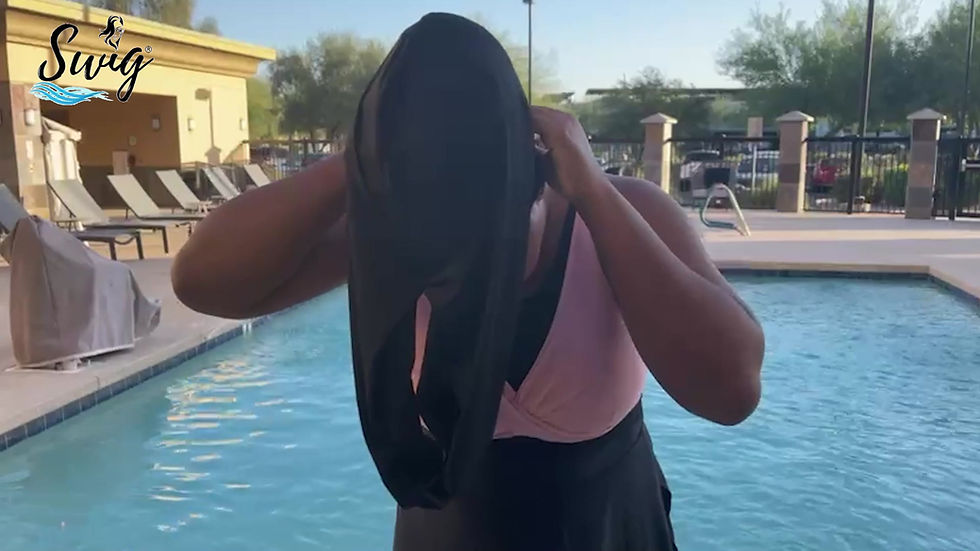 Thumbnail: Swig® Swim Turban Black