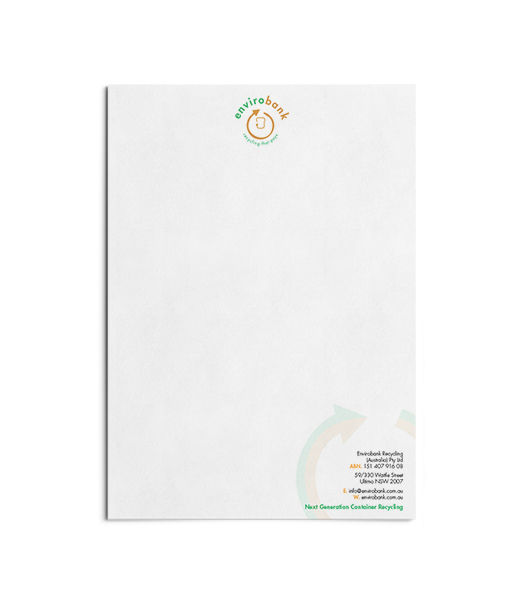 Envirobank letterhead