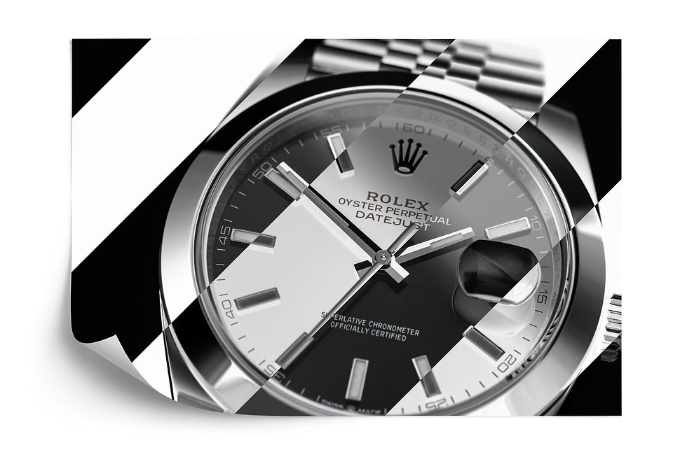 Miniatura: Rolex Datejust Black and white abstract
