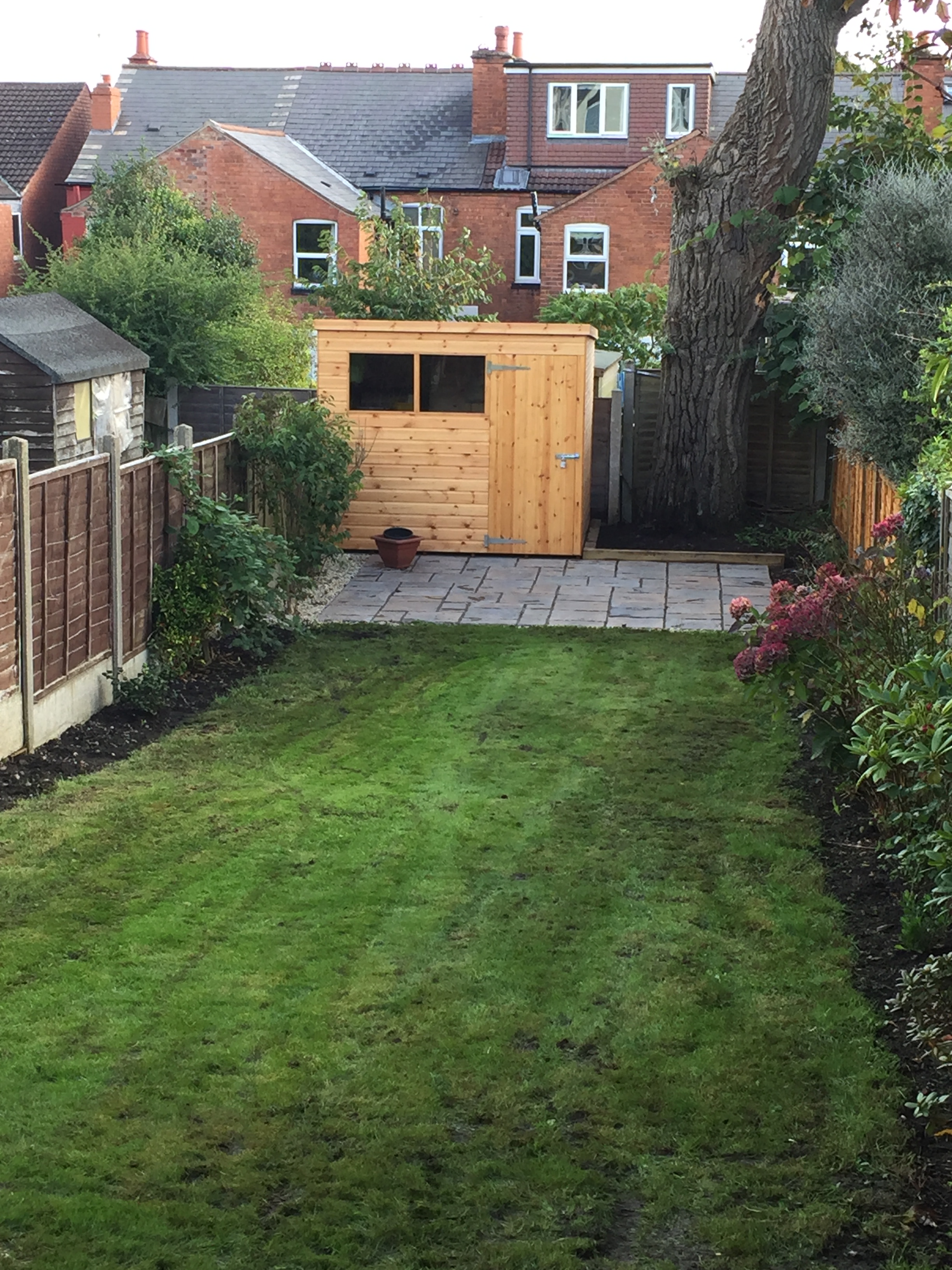 This is the garden finished