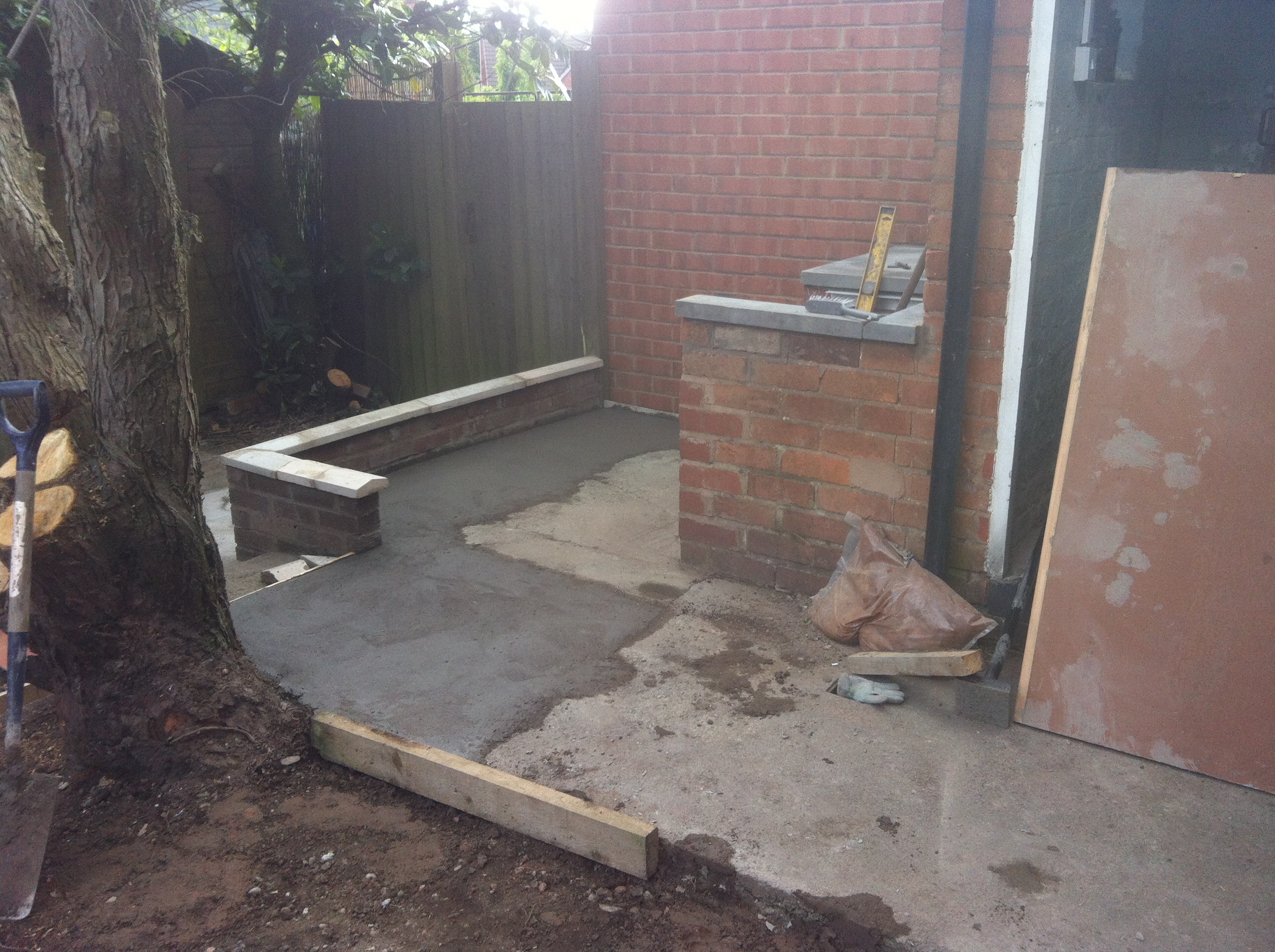 New floor and bbq design