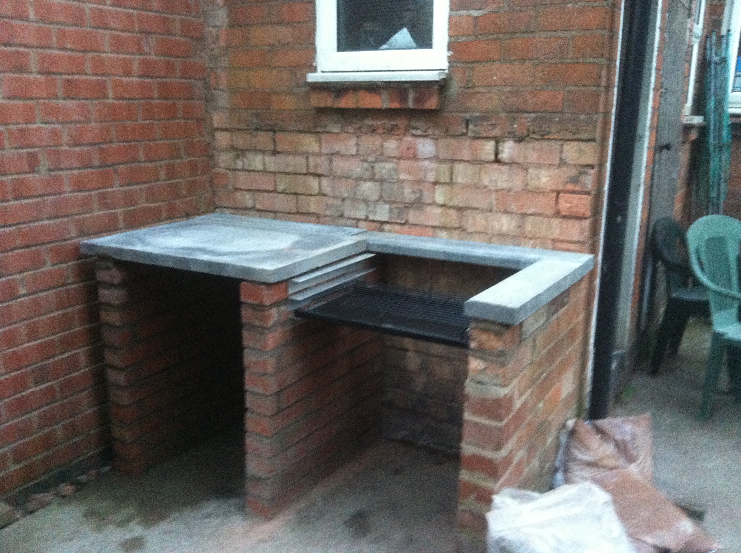 Outdoor bbq now installed