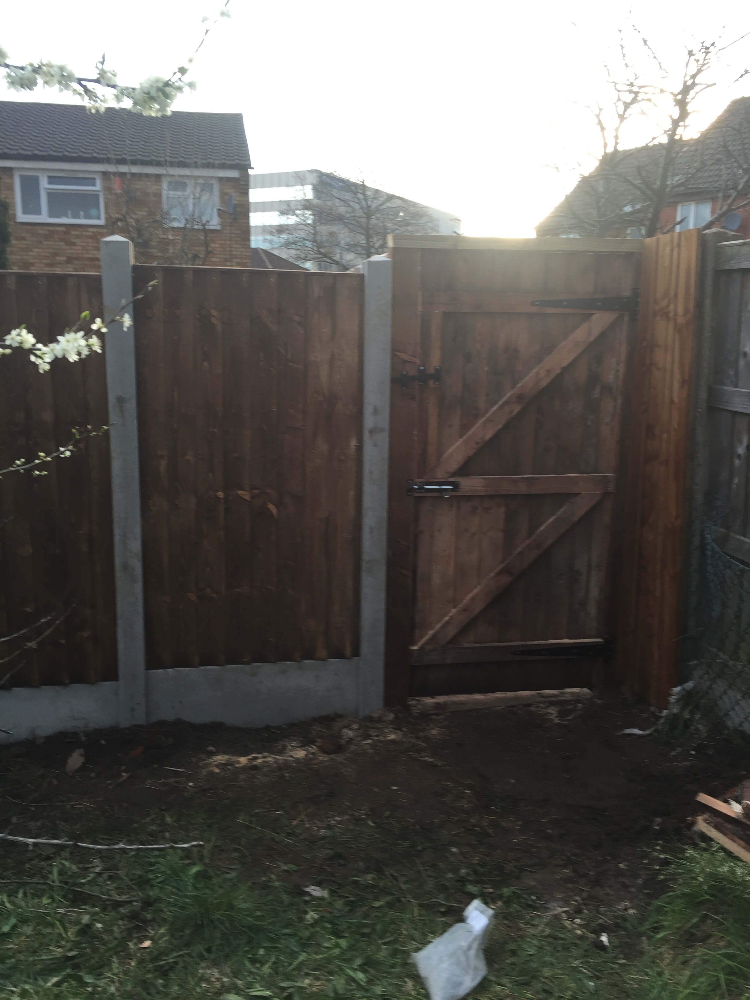 Garden gate hung in smethwick