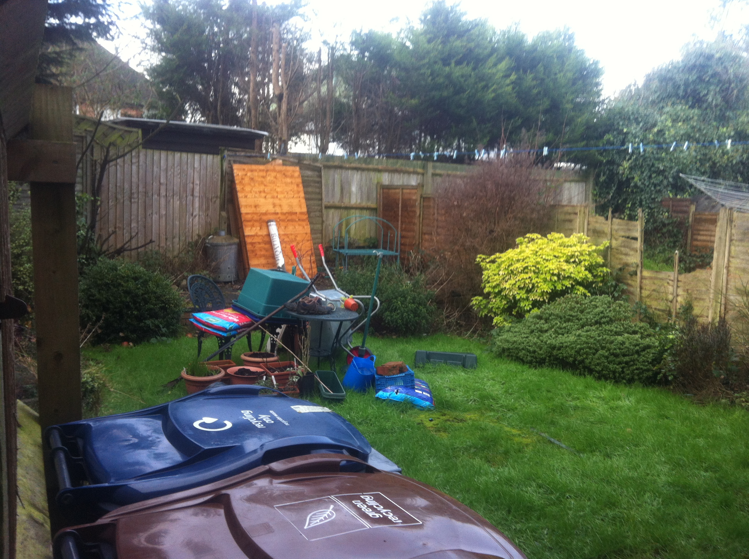 Fencing in selly oak, Before